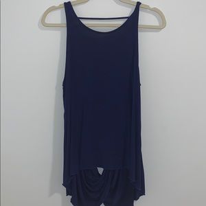 Navy Blue Tank Top